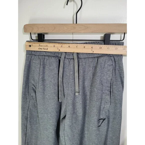 GYMSHARK Mens XS Essential Oversized Jogger Charcoal Grey Marl Athleisure A2A7T - Picture 5 of 8